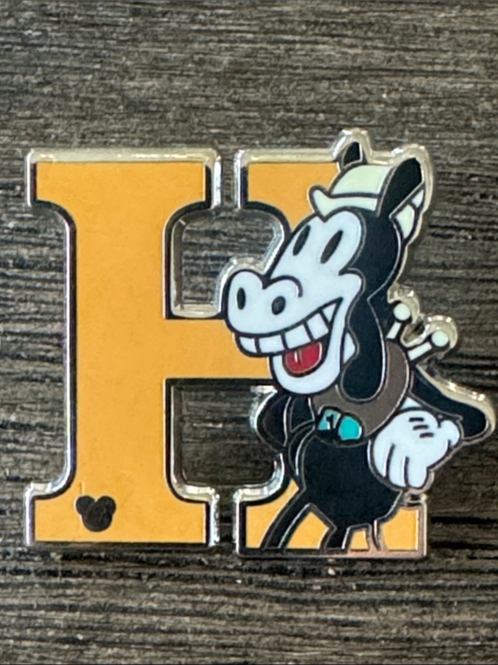 5/$25 H for Horace Horsecollar Disney Pin